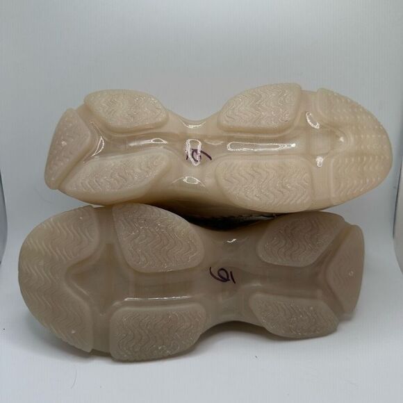 CUSHIONAIRE Women's Knit Sneaker +Memory Foam 6 TAUPE/NUDE - Picture 5 of 7